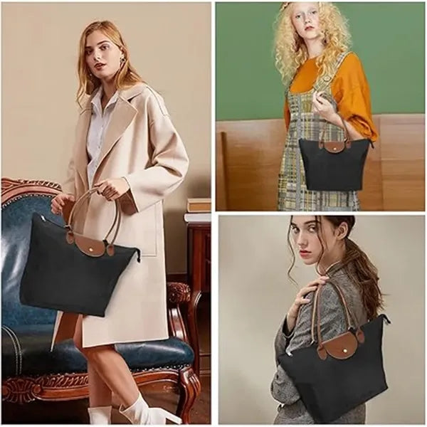 Lightweight Packable Foldable Zipper Travel Shoulder Bag