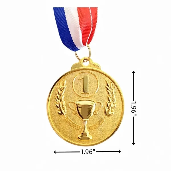 Medals Gold Silver Bronze for Kids Adult Sports Games party
