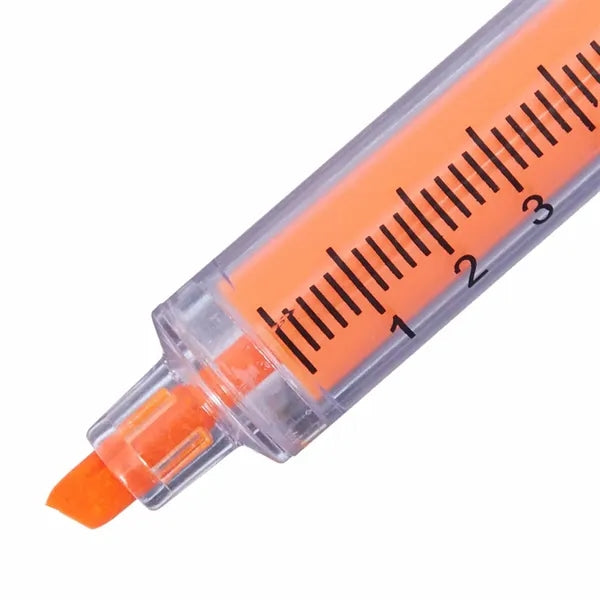 Syringe Highlighter Pens