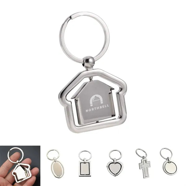 Multiple Shape Rotational Keychain