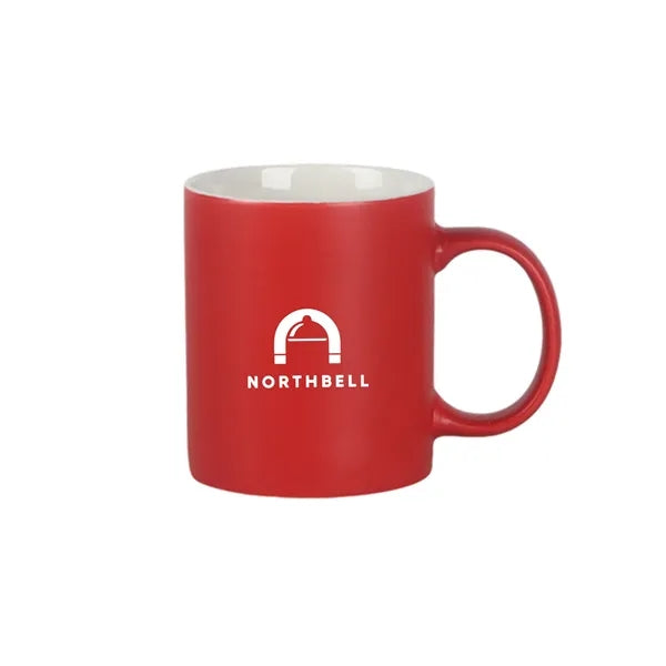 11oz Ceramic Mug with C-Shaped Handle
