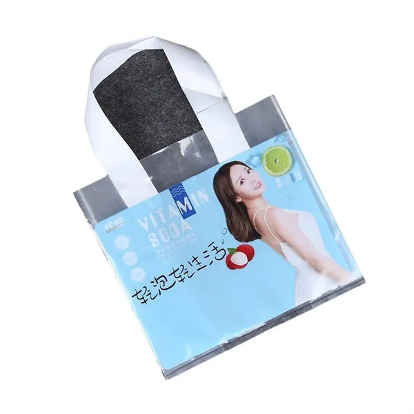 Soft LDPE Poly Shopper tote Bag with plastic handle