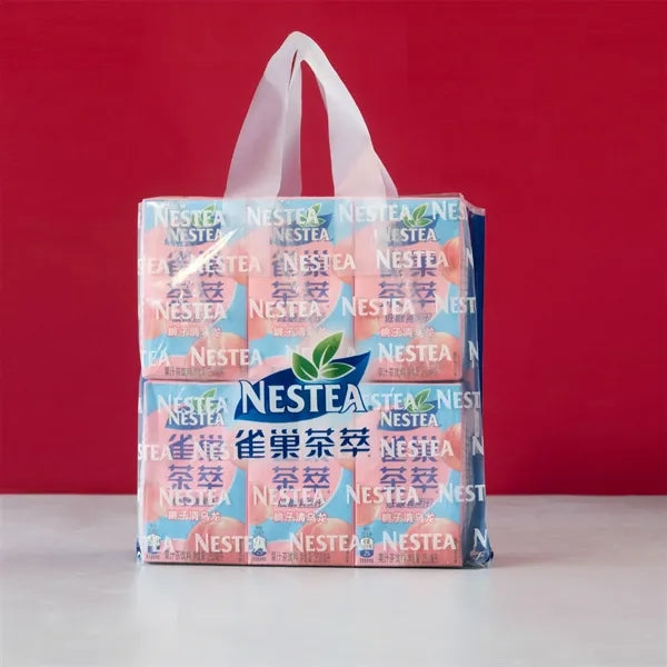 Soft LDPE Poly Shopper tote Bag with plastic handle