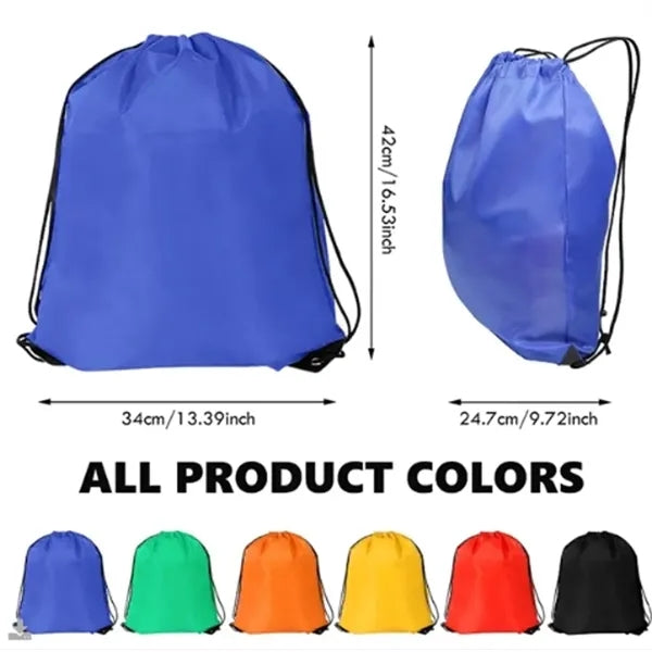 Bulk Gym Sports Shopping Drawstring Cinch Backpack