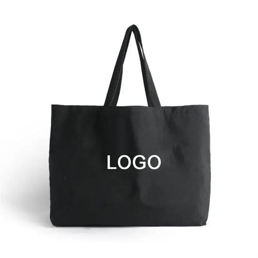 Blank Large Capacity Cotton Canvas Shopping Tote Bag