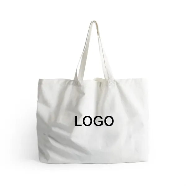 Blank Large Capacity Cotton Canvas Shopping Tote Bag