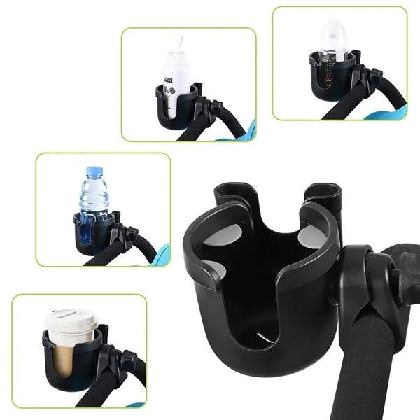 Stroller Cup Holder with Phone Organizer