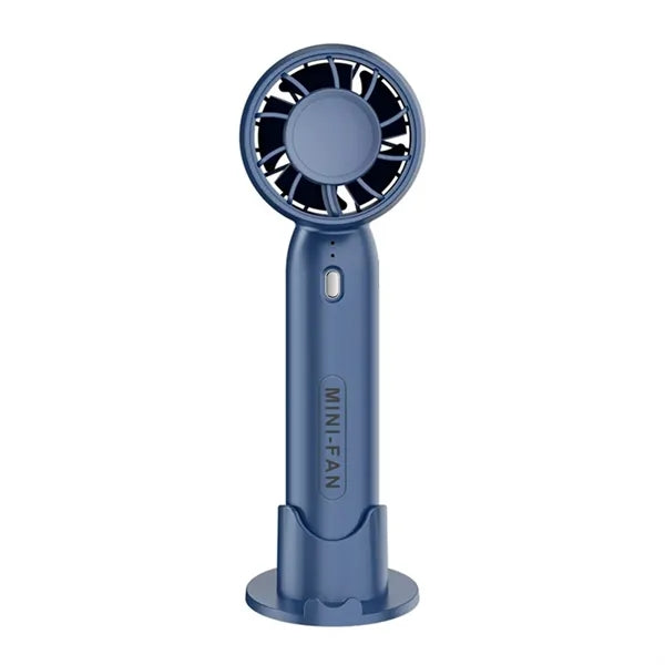 Portable Fan Handheld Desktop with Holder USB Rechargeable