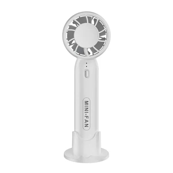 Portable Fan Handheld Desktop with Holder USB Rechargeable