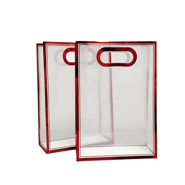 Clear Plastic Gift Bag With Handle