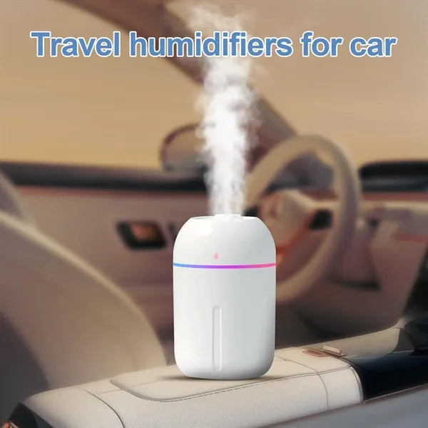 Auto Shut-Off Small Portable USB Humidifier with Night Light
