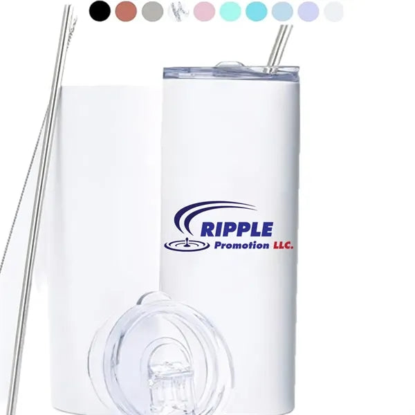 Sublimation Straight Stainless Steel Straw Thermos Cup