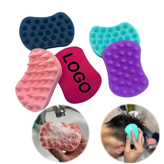 Silicone Scalp Massager Shampoo Brush