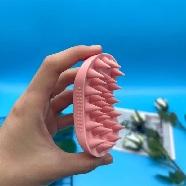 Silicone Scalp Massager Shampoo Brush
