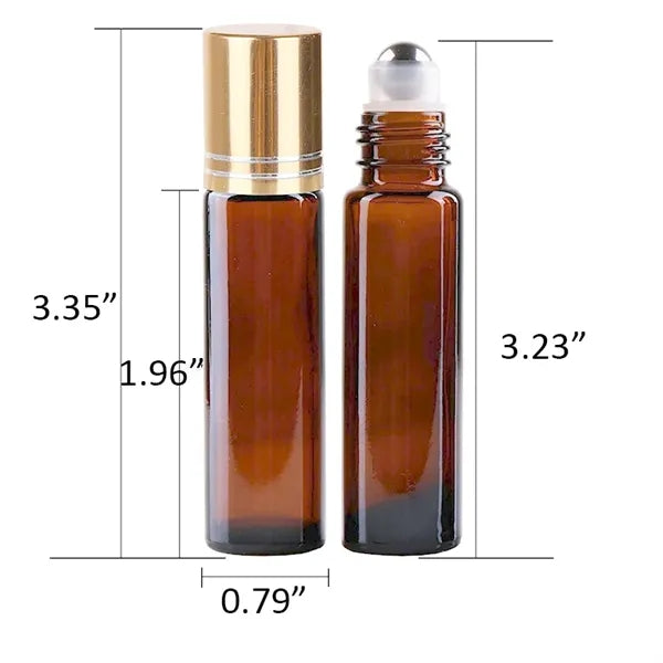 Portable Essential Oil Glass Roller Bottle