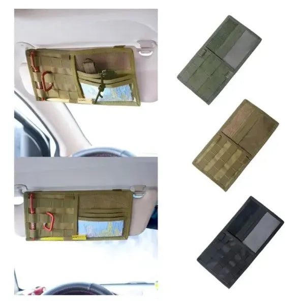 Car Visor Pouch Pocket Sunshade Holder Organizer Storage Bag