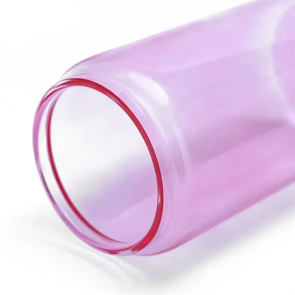 16oz Plastic Cup with Straw and Lid