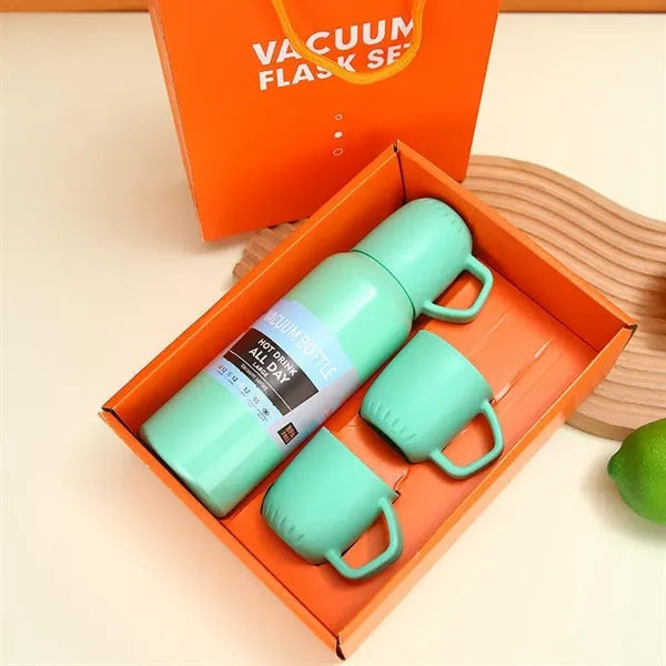16.9OZ travel drinkware set with Three Lid Mugs