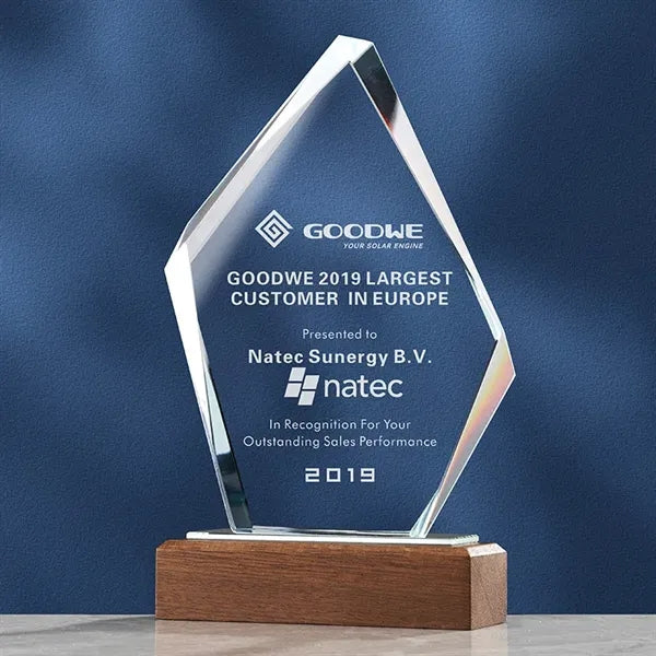 Engraved Glass Plaque