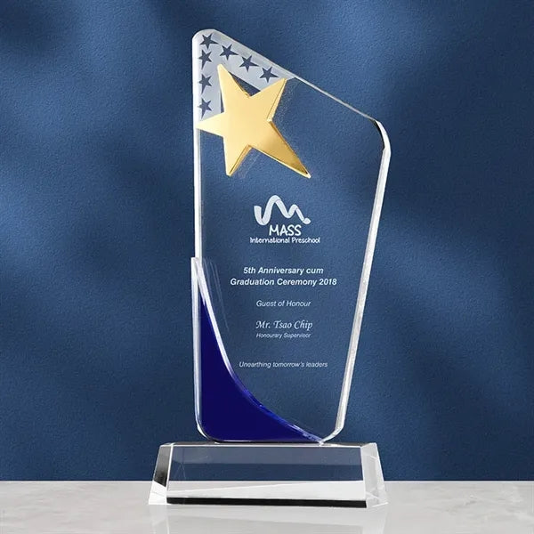 Engraved Glass Plaque