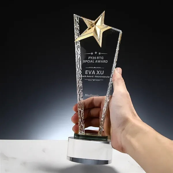 Engraved Glass Plaque