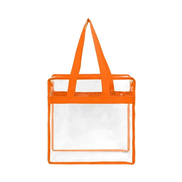 Clear Tote Bag With Zipper