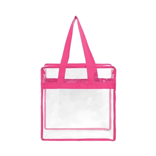 Clear Tote Bag With Zipper