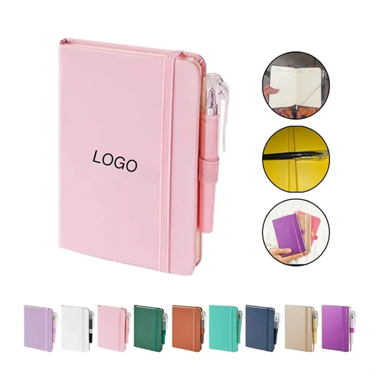 Small Pocket Notepad with Pen