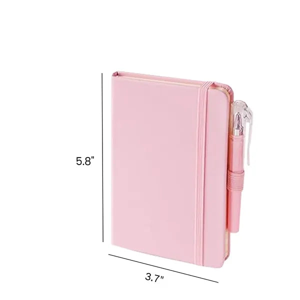 Small Pocket Notepad with Pen