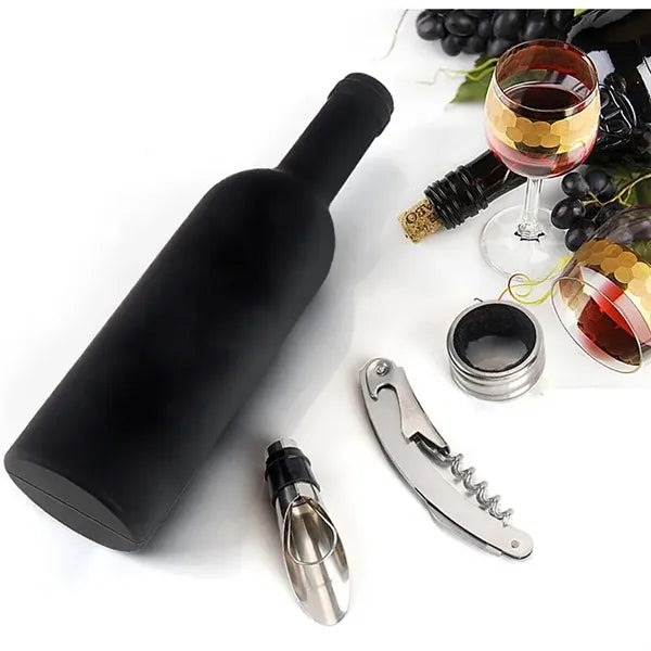 Multifunctional Stainless Steel Wine Accessories Set