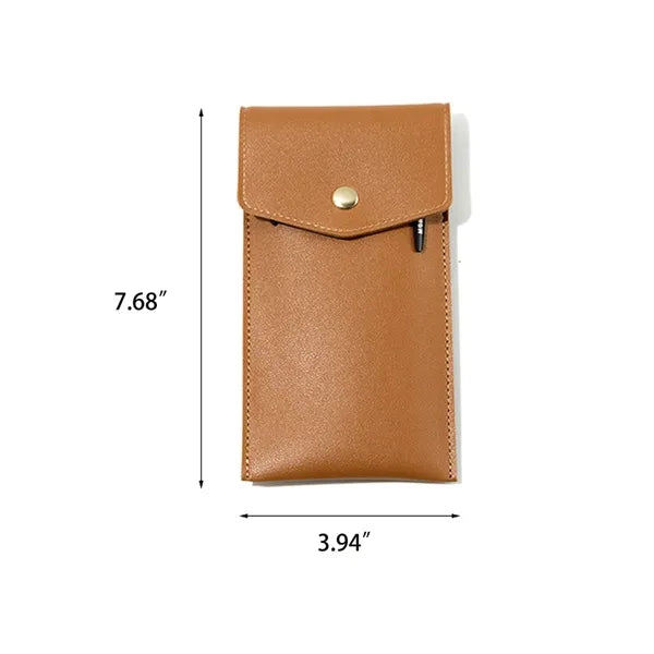 Customizable Pen Case Holder PU Leather Pouch