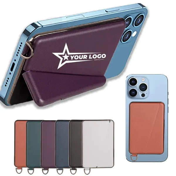 Versatile Magnetic Phone Holder Card Wallet Adhensive Clip