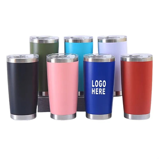 20oz Vacuum Double Layer Outdoor Thermos Cup with Cover