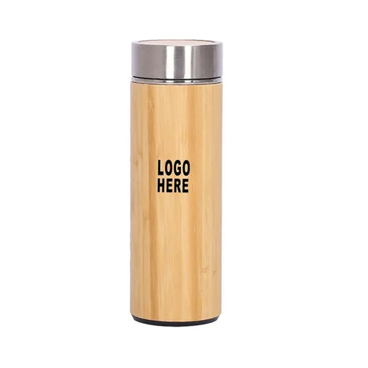 Stainless Steel Bamboo Shell Vacuum Car Tumbler