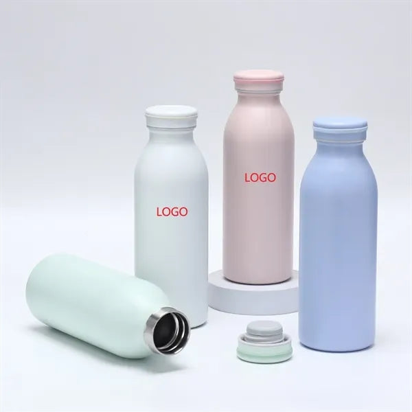 Double Wall Stainless Steel Milk Bottle 15 Oz