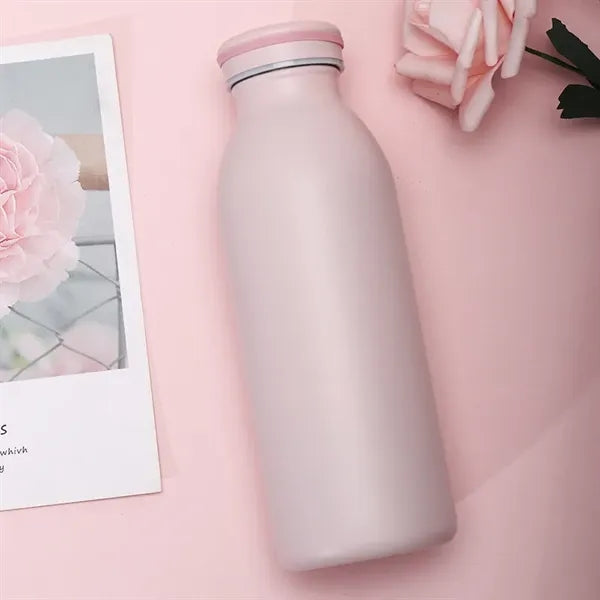 Double Wall Stainless Steel Milk Bottle 15 Oz