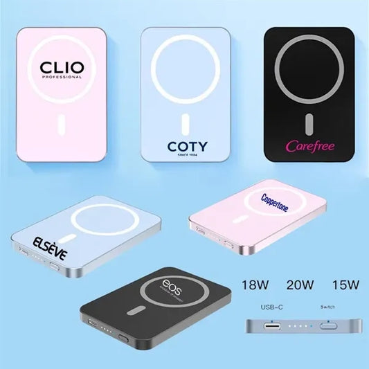 Ultra Slim Magsafe Wireless Portable Charger 5000mAh Travel