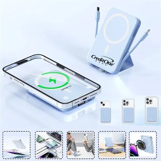3In1 Power Bank 10000mAh Built in Cables PD 22.5W Charger