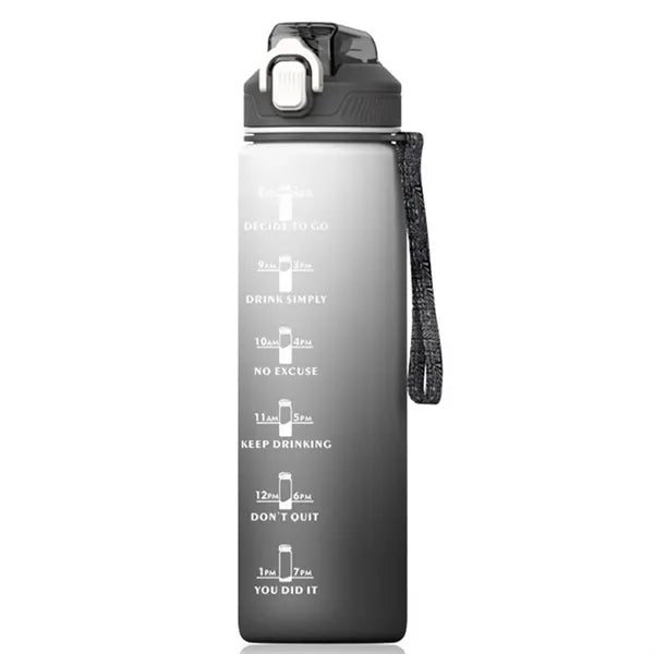 33 oz. Motivational Water Bottle for Fitness and Exercise
