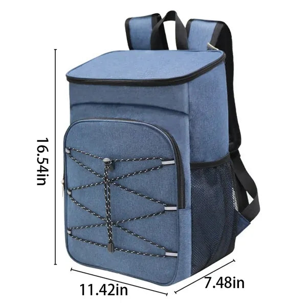 Large Capacity Cooling Insulated Backpack Picnic Bag