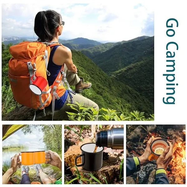 High-Value Classic Nostalgic Enamel Camping Cup