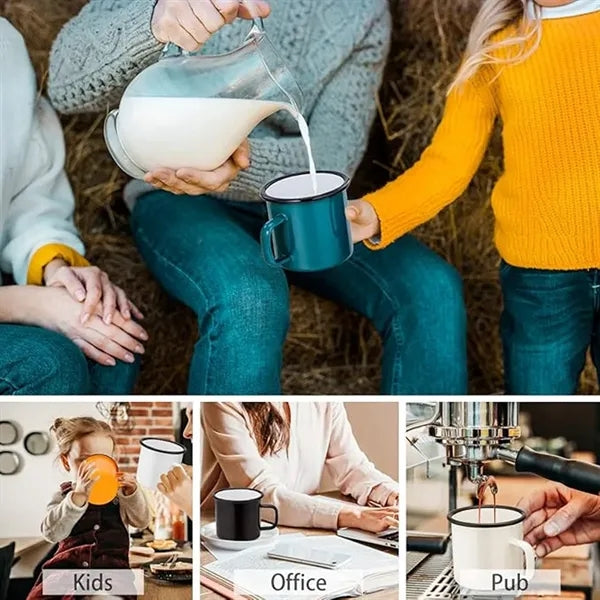 High-Value Classic Nostalgic Enamel Camping Cup