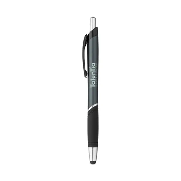 Click Action Plastic Ballpoint Stylus Pen