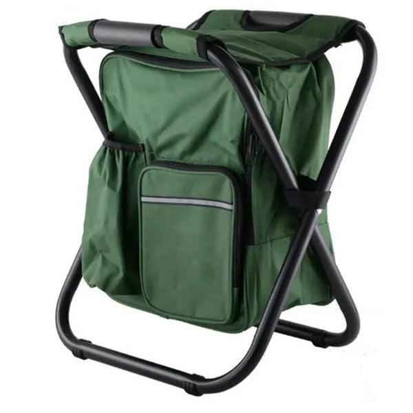 Outdoor Multifunctional Portable Chair With Cooler Bag