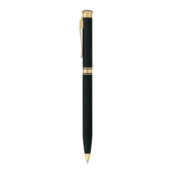Epoxy Gold Trim Ballpoint Pen