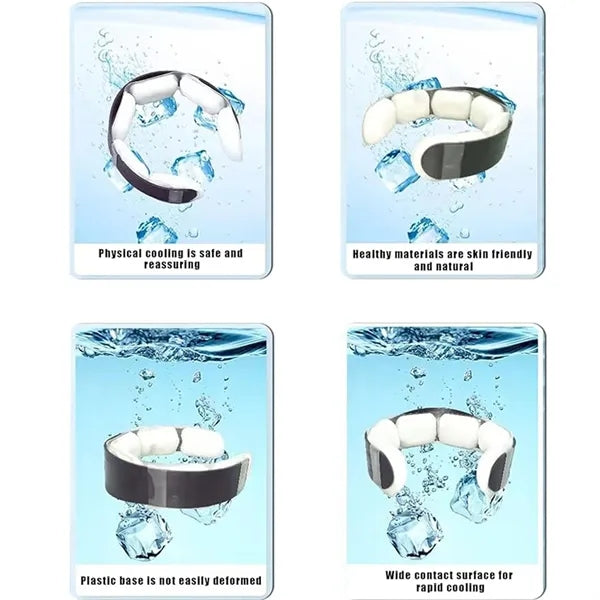 Neck Cooling Tube Ice Ring for Hot Weather