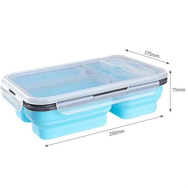 Small Silicone Collapsible Snacks Containerlid Lunch Contain