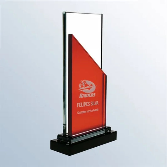 Meridian Red Starfire Glass Award