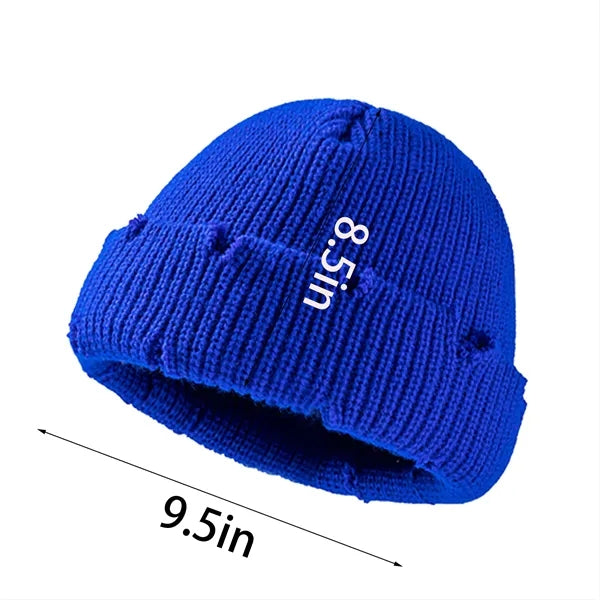 Hip-hop Winter Knitted Beanie Skull Cap Personalized