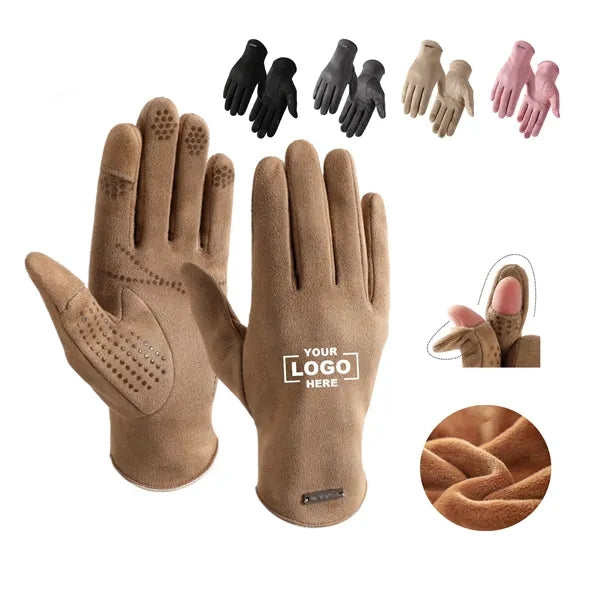 Outdoor Waterproof Warm Leather Touchscreen Activity Gloves
